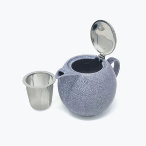 BEE HOUSE Round Teapot for Two 24 oz Crackled Collection - ZERO JAPAN