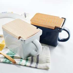 BEE HOUSE Salt Box 16 oz - ZERO JAPAN-Kitchen-ZERO JAPAN-SANTOKU NYC