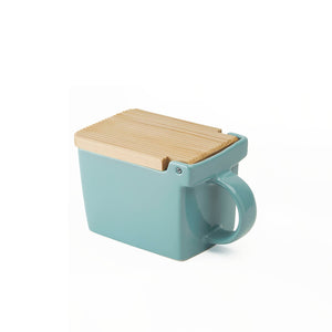 BEE HOUSE Salt Box 16 oz - ZERO JAPAN-Kitchen-ZERO JAPAN-Ice Blue-SANTOKU NYC