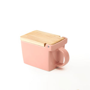 BEE HOUSE Salt Box 16 oz - ZERO JAPAN-Kitchen-ZERO JAPAN-Pink-SANTOKU NYC