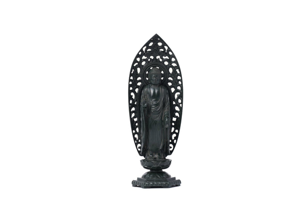 Amida Buddha Statues - Bronze Matte (Green)