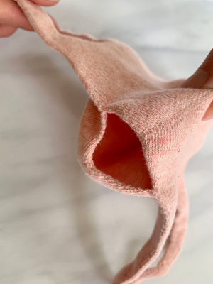 Unisex Botanical Dyed Organic Cotton Face Mask Carnation(Pink) - Tabbisocks