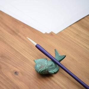 Brass Book Weight – Fortune Welcomer Sea Bream - GINGADO