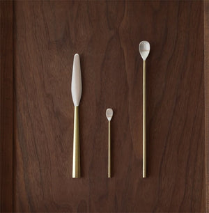Brass Butter Knife FUTAGAMI with spoons