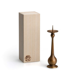 Brass Candle Holder ‘Hitate’ - NOUSAKU-Candle Holder-NOUSAKU-santoku nyc