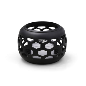 Brass Candle Shade with Glass Holder & Candle - NOUSAKU-Candle Holder-NOUSAKU-Black-santoku nyc