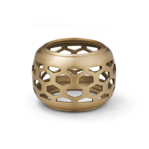 Brass Candle Shade with Glass Holder & Candle - NOUSAKU-Candle Holder-NOUSAKU-santoku nyc