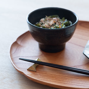 Brass Chopstick Rest Set of 4 'Flash' - FUTAGAMI-Chopstick Holders-FUTAGAMI-santoku nyc