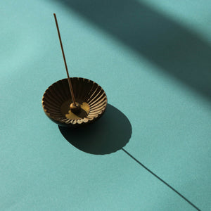 Brass Chrysanthemum Petal Incense Stick Holder - NOUSAKU-Incense Holder-NOUSAKU-santoku nyc