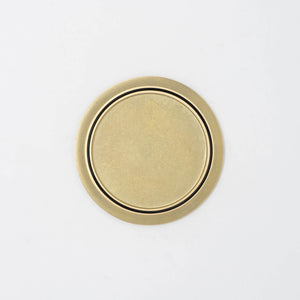 Brass Coaster 'Lightbeam' - FUTAGAMI-Coaster-santoku nyc