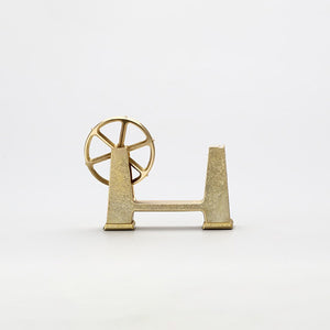 Brass Desktop Tape Dispenser Large - FUTAGAMI product photo