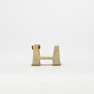 Brass Desktop Tape Dispenser Small - FUTAGAMI on white