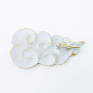 Brass Incense Stick Holder ‘Unryu’ - Shobido-Incense Holder-Shobido-santoku nyc