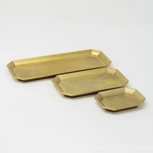 Brass Tray Large - FUTAGAMI-Trays + Catchalls-santoku nyc