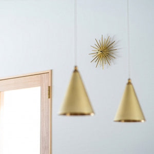 Brass Wall Clock 'Polestar' - FUTAGAMI