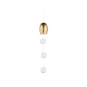 Brass Wind Chime Tsubomi - NOUSAKU-Wind Chimes-NOUSAKU-Gold-santoku nyc