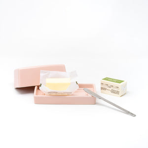 BEE HOUSE Butter Dish with Butterknife - ZERO JAPAN