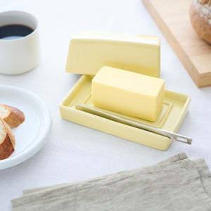 BEE HOUSE Compact Butter Dish with Butterknife - ZERO JAPAN