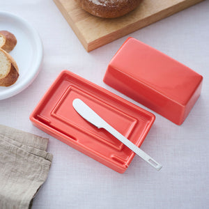 BEE HOUSE Compact Butter Dish with Butterknife - ZERO JAPAN