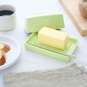 BEE HOUSE Compact Butter Dish with Butterknife - ZERO JAPAN