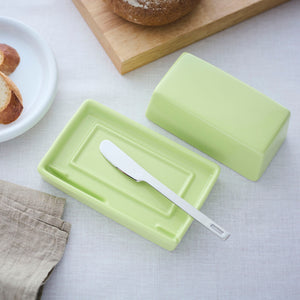 BEE HOUSE Compact Butter Dish with Butterknife - ZERO JAPAN