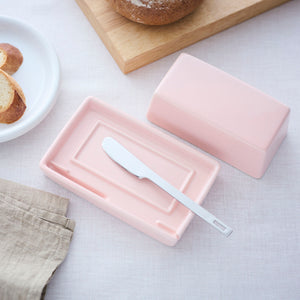 BEE HOUSE Compact Butter Dish with Butterknife - ZERO JAPAN