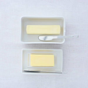 BEE HOUSE Compact Butter Dish with Butterknife - ZERO JAPAN