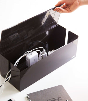 Cable Management Box-Cable Management-Yamazaki Home-santoku nyc