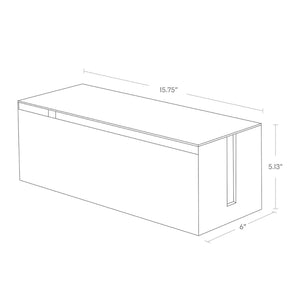 Cable Management Box - Yamazaki Home-Cable Management-Yamazaki Home-santoku nyc