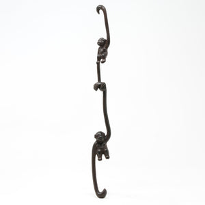 Cast Iron Japanese Monkey Hand S-Hook Brown - Takenaka Douki-Hooks-Takenaka Douki-santoku nyc