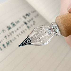 Cherry Blossom Wood Glass Pen - Kuretake-Stationery-Kuretake-SANTOKU NYC