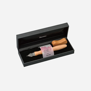 Cherry Blossom Wood Glass Pen - Kuretake-Stationery-Kuretake-SANTOKU NYC