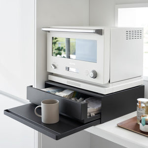 Countertop Drawer With Pull-Out Shelf, Steel - Yamazaki Home-Countertop Shelf-Yamazaki Home-santoku nyc