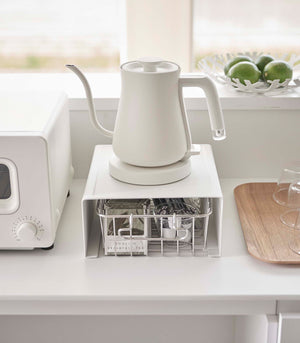 Countertop Shelf - Steel - Yamazaki Home-Riser-Yamazaki Home-santoku nyc