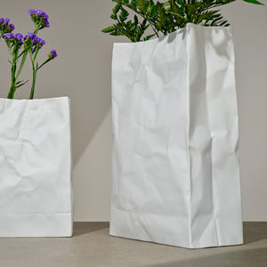 Crinkle Vase #1 - ceramic japan