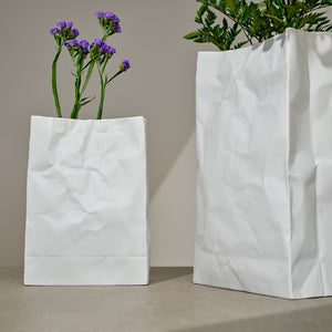 Crinkle Vase #2 - ceramic japan