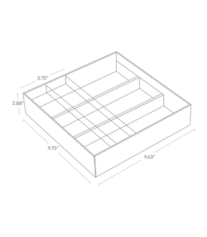 Cutlery Organizer: Three Styles - Yamazaki Home-Drawer Organizer-Yamazaki Home-Black-santoku nyc