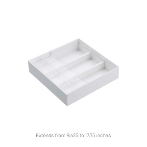 Cutlery Organizer: Three Styles - Yamazaki Home-Drawer Organizer-Yamazaki Home-Black-santoku nyc