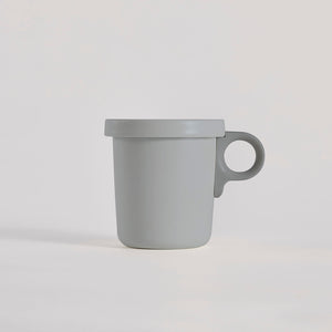 Detachable Handle Enamel Mug Gray - ovject-Mugs-ovject-Gray-santoku nyc