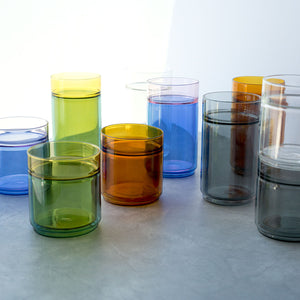 TWO TONE Heat-Resistant Double Wall Cup - amabro-Glassware-amabro-SANTOKU NYC