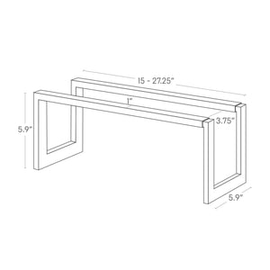 Expandable Shoe Rack 6" 12" Steel