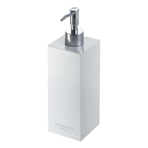 Square Shower Dispenser: Three Styles-Shower Dispenser-Yamazaki Home-Shampoo-White-santoku nyc