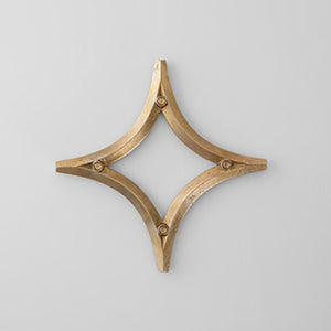 Brass Trivet 'The Star' - FUTAGAMI-Kitchen & Tableware-FUTAGAMI-santoku nyc