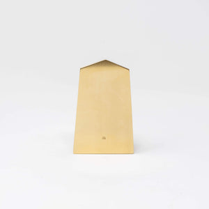 Brass Bookend Koma Shape Gold - FUTAGAMI-Bookends-santoku nyc