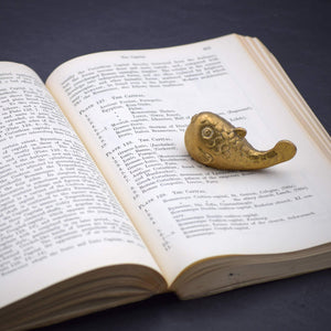 Brass Paperweight Pufferfish - GINGADO-Art & Collectibles-GINGADO-santoku nyc