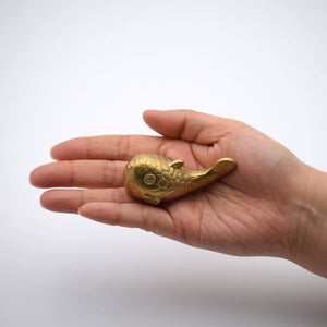 Brass Paperweight Pufferfish - GINGADO-Art & Collectibles-GINGADO-santoku nyc