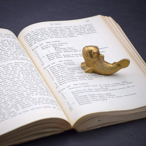 Brass Paperweight Mudskipper - GINGADO-Art & Collectibles-GINGADO-santoku nyc