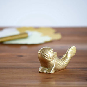 Brass Paperweight Mudskipper - GINGADO-Art & Collectibles-GINGADO-santoku nyc