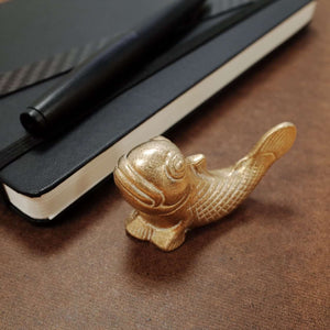 Brass Paperweight Mudskipper - GINGADO-Art & Collectibles-GINGADO-santoku nyc