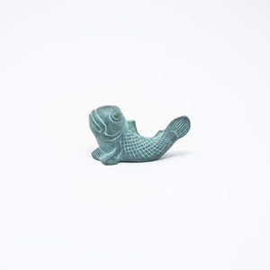 Brass Paperweight – Fortune Welcomer Mudskipper - GINGADO-Art & Collectibles-GINGADO-SANTOKU NYC